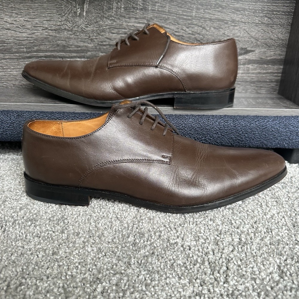 Carlos by Carlos Santana Men's Power Plain Derby Oxford‎ Shoes Size 14